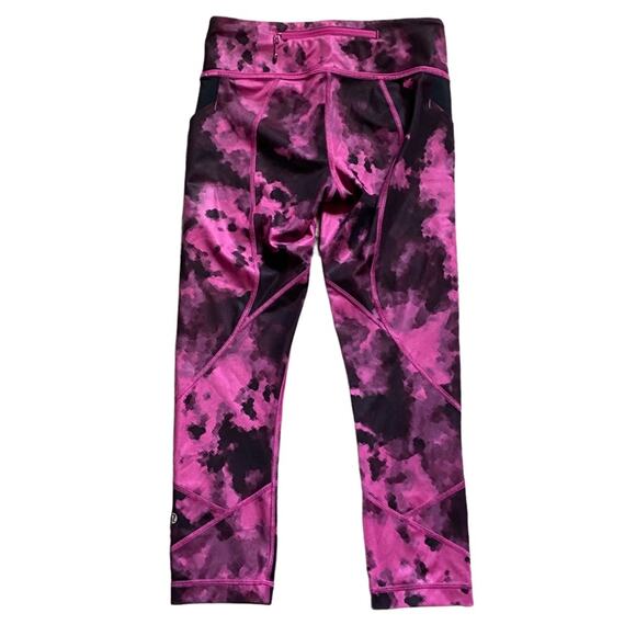 Lululemon Pace Rival Crop Blooming Pixie Raspberry Women's Size 4 - Picture 5 of 10